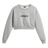 Napapijri Box Crop Damen Sweatshirt Grau -Napapijri nap np0a4g7r160 001