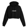 Napapijri Box Crop 2 Damen Hoodie Schwarz