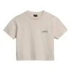 Napapijri Morgex Damen T-Shirt Cremeweiß -Napapijri nap np0a4g97ns51 001