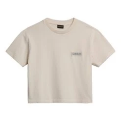 Napapijri Morgex Damen T-Shirt Cremeweiß