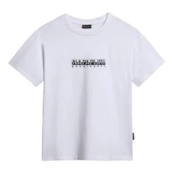 Napapijri Box Damen T-Shirt Schneeweiß/schwarz