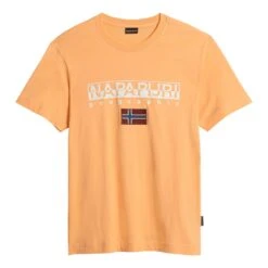 Napapijri Ayas T-Shirt Hellorange/weiß