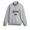 Napapijri Burgee Half Zip 1 Sweatshirt Hellgrau