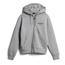 Napapijri Ayas Full Zip 1 Damen Kapuzenjacke Hellgrau