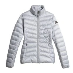 Napapijri Aerons Damen Winterjacke Grau-weiß