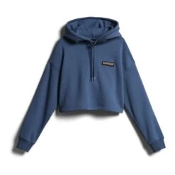 Napapijri Hockey Crop Damen Hoodie Blau