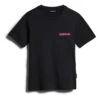 Napapijri Chalk Damen T-Shirt Schwarz 2 Napapijri Chalk Damen T-Shirt Schwarz -Napapijri nap np0a4gla041 001