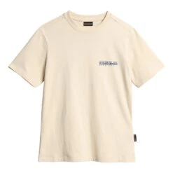 Napapijri Chalk Damen T-Shirt Cremeweiß