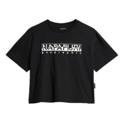 Napapijri Rope Crop Damen T-Shirt Schwarz