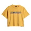 Napapijri Rope Crop Damen T-Shirt Gelb -Napapijri nap np0a4glbyb8 001