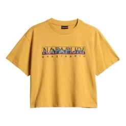 Napapijri Rope Crop Damen T-Shirt Gelb