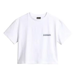 Napapijri Cold Crop Damen T-Shirt Weiß