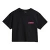 Napapijri Cold Crop Damen T-Shirt Schwarz -Napapijri nap np0a4glf041 001