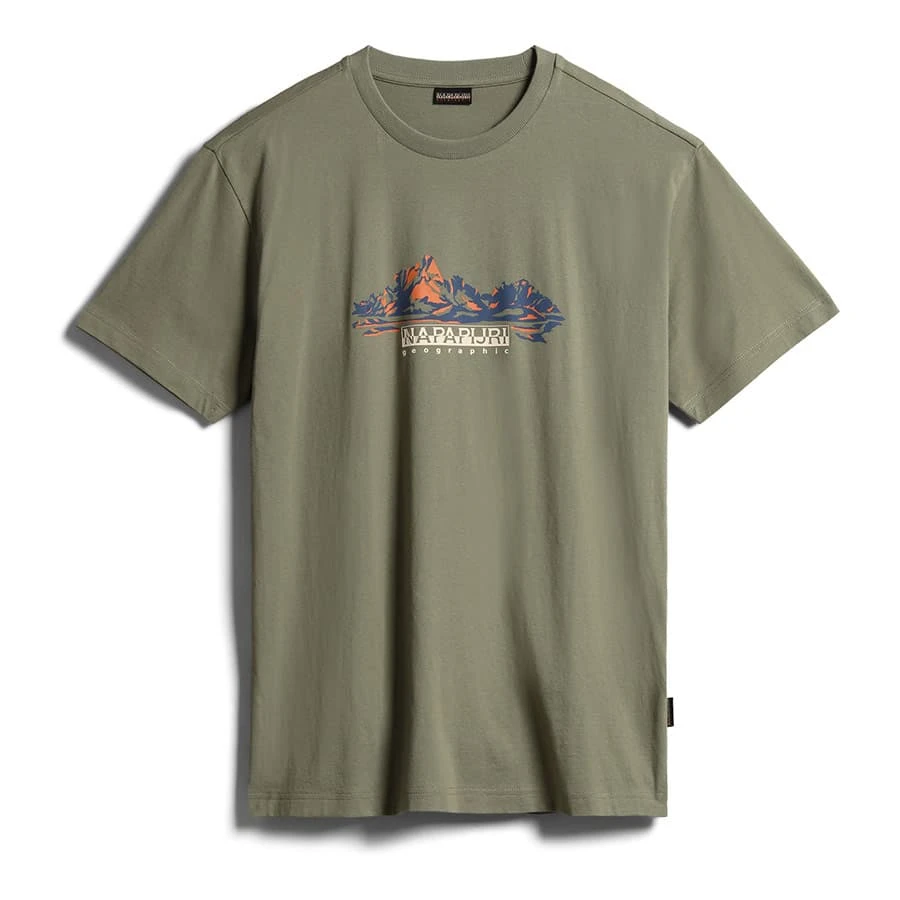 Napapijri Backcountry T-Shirt Dunkelgrün 3 Napapijri Backcountry T-Shirt Dunkelgrün