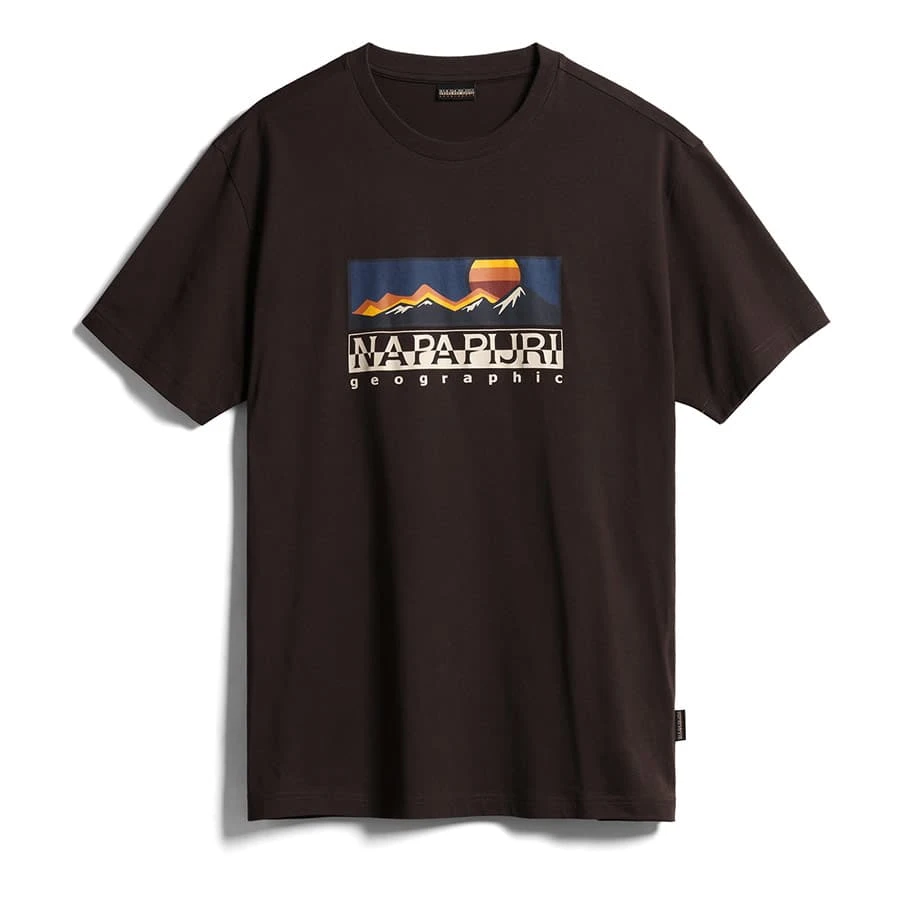Napapijri Freestyle T-Shirt Dunkelbraun 3 Napapijri Freestyle T-Shirt Dunkelbraun