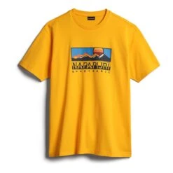 Napapijri Freestyle T-Shirt Dunkelgelb