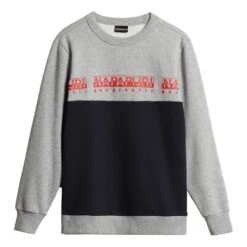 Napapijri Stavki Kinder Sweatshirt Grau/schwarz