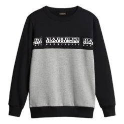 Napapijri Stavki Kinder Sweatshirt Schwarz/grau