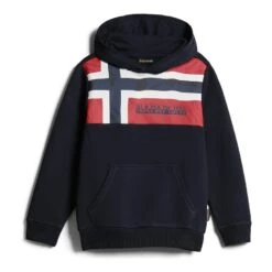 Napapijri Beri Kinder Hoodie Marineblau/rot