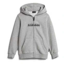 Napapijri Box Full Zip 2 Kinder Kapuzenjacke Grau