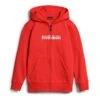 Napapijri Box Full Zip 2 Kinder Kapuzenjacke Orange-rot -Napapijri nap np0a4gmxrr9 001