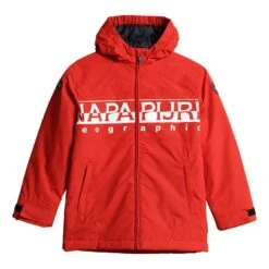 Napapijri Nut Kinder Kapuzenjacke Orange-rot