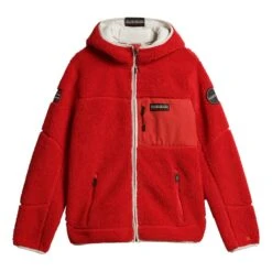 Napapijri Yupik Full Zip 3 Fleecejacke Rot
