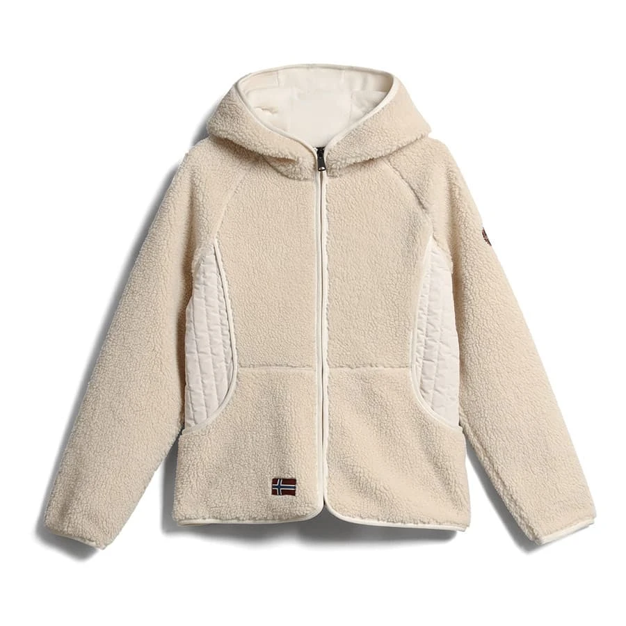 Napapijri Yupik Full Zip Damen Kapuzenjacke Beige 3 Napapijri Yupik Full Zip Damen Kapuzenjacke Beige
