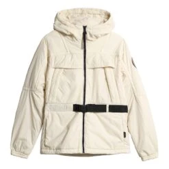 Napapijri Circular Skidoo Open Damen Winterjacke Cremeweiß