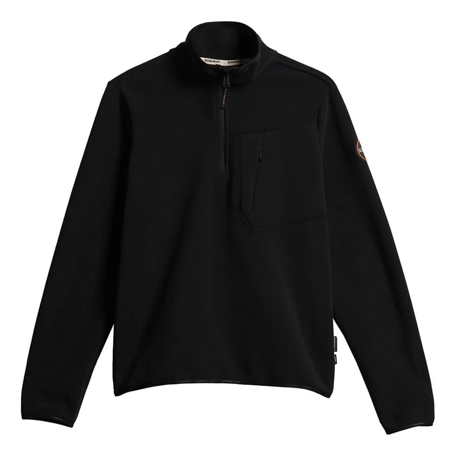 Napapijri Vulkan Half Zip Fleecepullover Schwarz 3 Napapijri Vulkan Half Zip Fleecepullover Schwarz