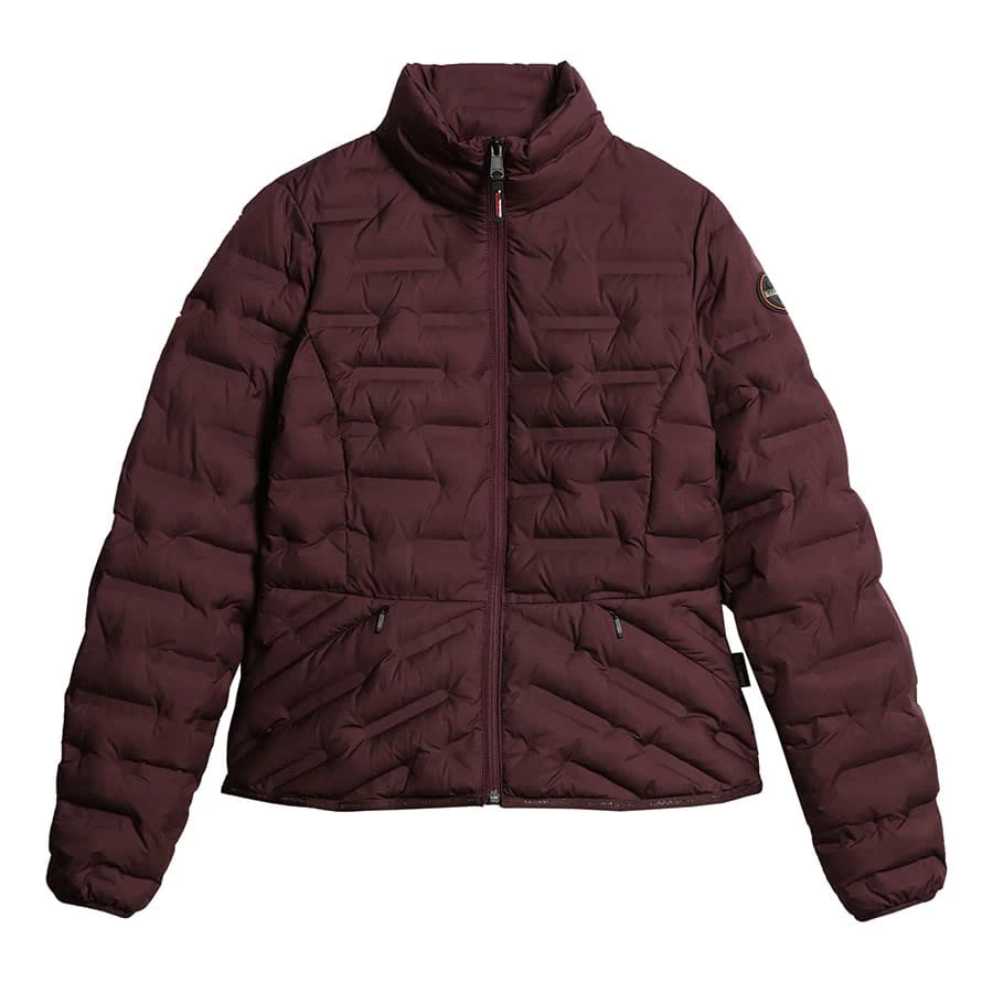 Napapijri Alvar 2 Damen Outdoorjacke Granatrot 3 Napapijri Alvar 2 Damen Outdoorjacke Granatrot