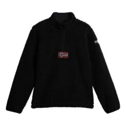 Napapijri Ayas Half Zip Sweatshirt Tiefschwarz