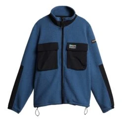 Napapijri Step Fleecejacke Blau/schwarz