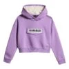 Napapijri Burgee Crop Kinder Hoodie Lila -Napapijri nap np0a4gvzv1b 001