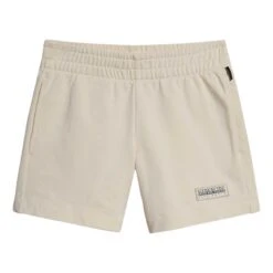 Napapijri Morgex Damen Shorts Cremeweiß/schwarz