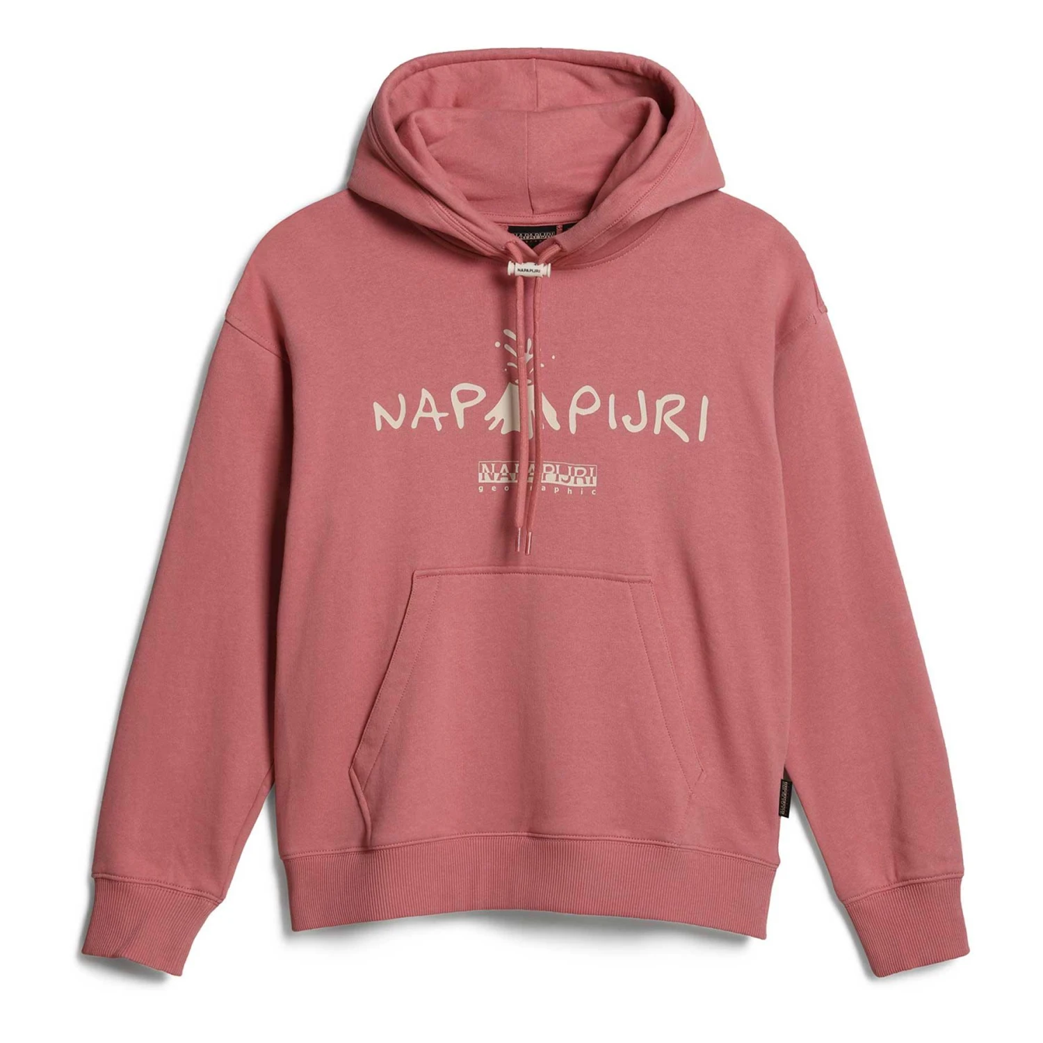 Napapijri Orellana Damen Hoodie Cremeweiß/rosa 3 Napapijri Orellana Damen Hoodie Cremeweiß/rosa