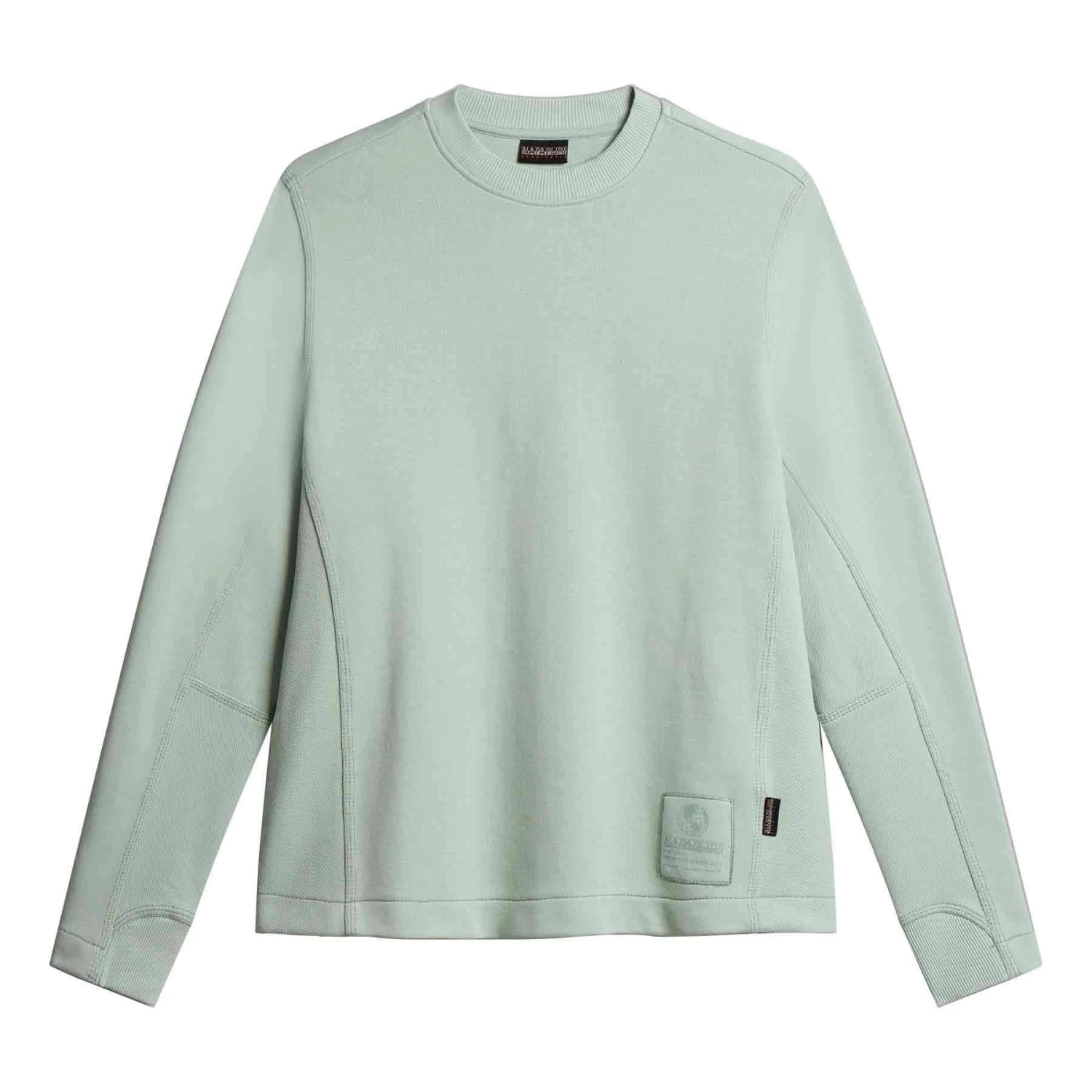 Napapijri Loja Damen Sweatshirt Mintgrün 3 Napapijri Loja Damen Sweatshirt Mintgrün