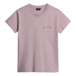 Napapijri Morgex Damen T-Shirt Rosa/schwarz