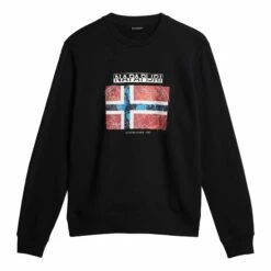 Napapijri Bollo Sweatshirt Schwarz/rot