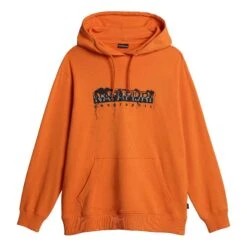 Napapijri Napo Hoodie Orange/schwarz