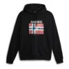 Napapijri Guiro Hoodie Schwarz/rot -Napapijri nap np0a4gzt0411 001