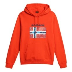 Napapijri Guiro Hoodie Orange/blau