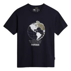 Napapijri Jubones T-Shirt Marineblau/weiß