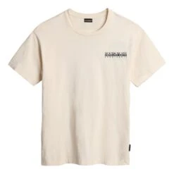 Napapijri Jubones T-Shirt Cremeweiß/schwarz