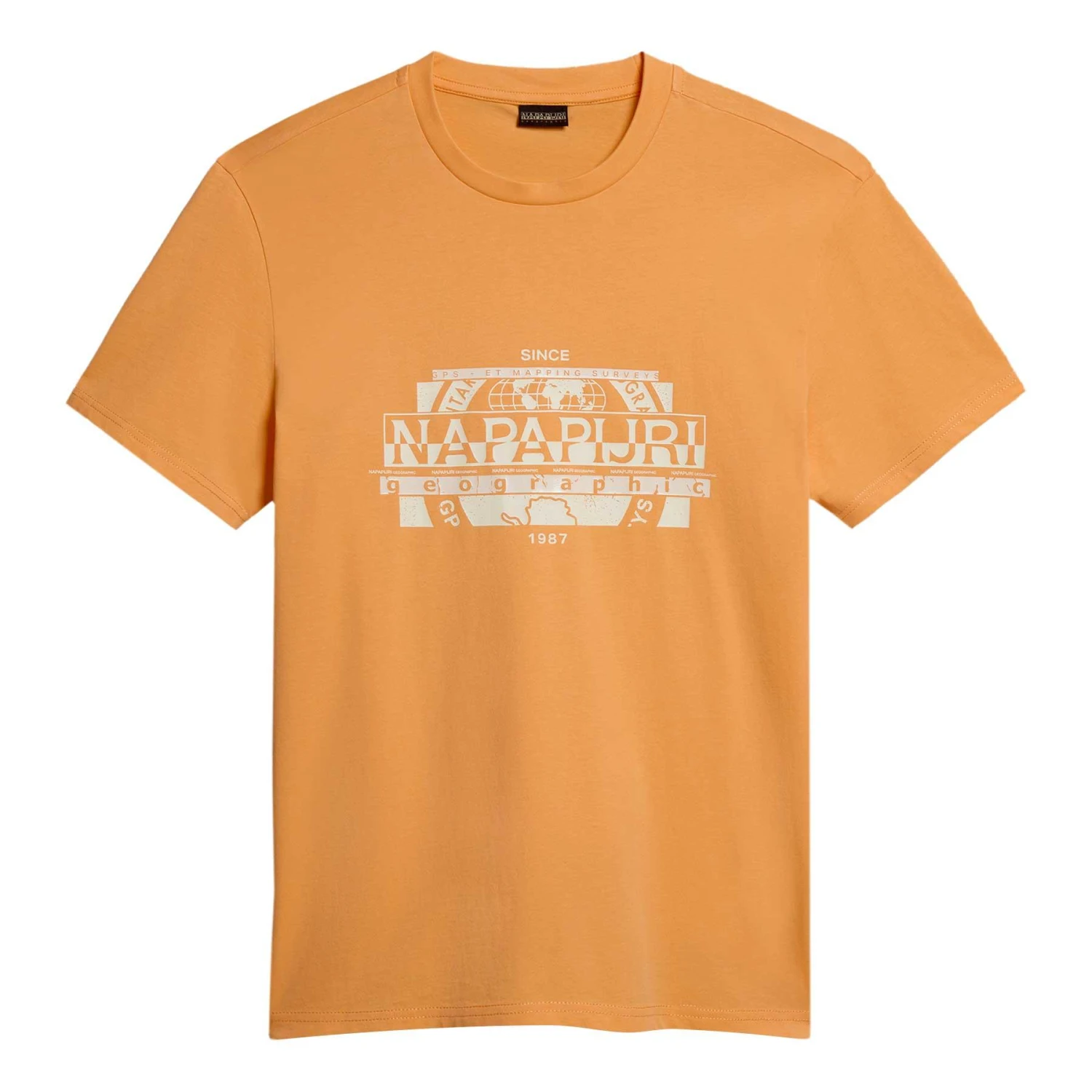 Napapijri Manta T-Shirt Orange/weiß 3 Napapijri Manta T-Shirt Orange/weiß