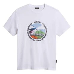 Napapijri Sangay T-Shirt Weiß/blau