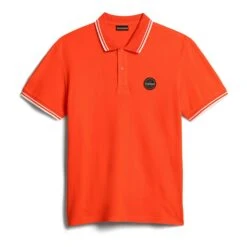 Napapijri Macas Poloshirt Orange/schwarz