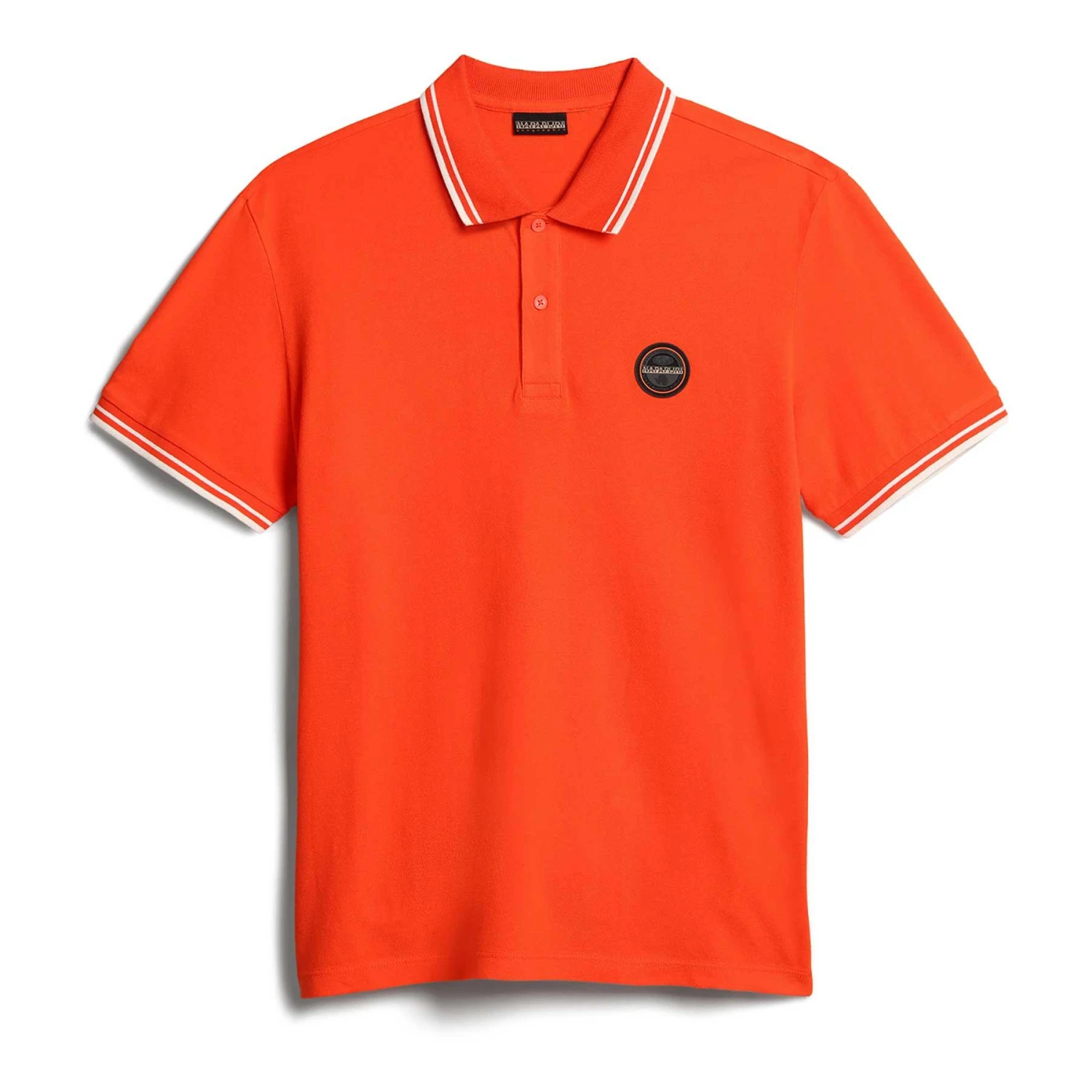 Napapijri Macas Poloshirt Orange/schwarz 3 Napapijri Macas Poloshirt Orange/schwarz