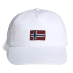 Napapijri Falis Kappe Weiß/rot