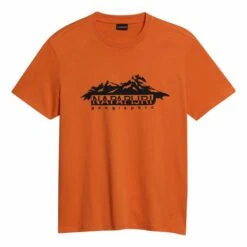 Napapijri Racing T-Shirt Orange/schwarz